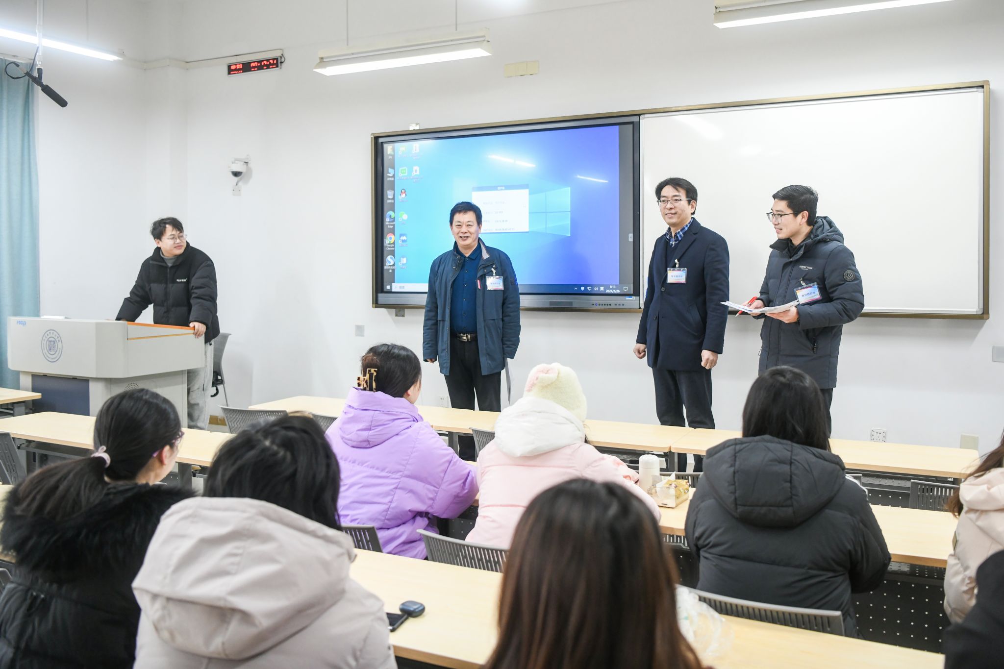 京江学院领导带队开展新学期教学检查工作