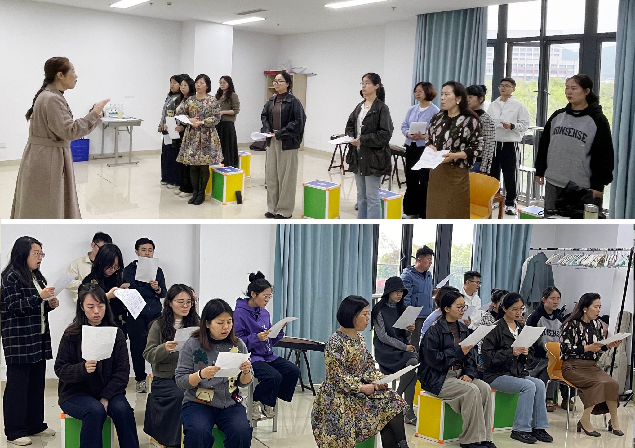 京江学院教工合唱艺术团正式开班